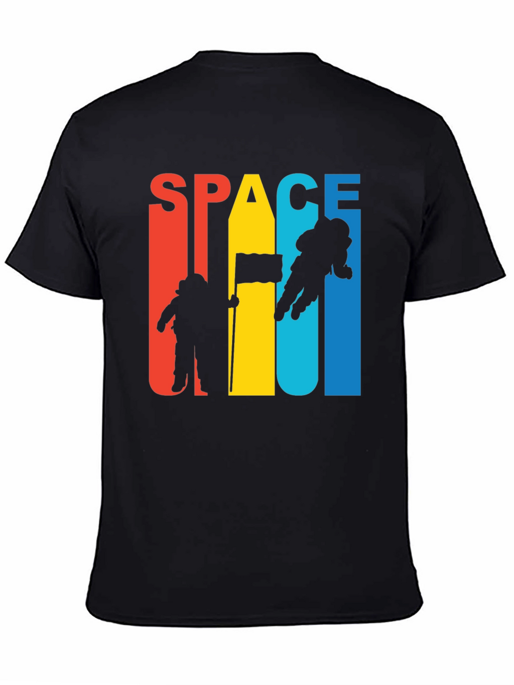 Space T-Shirt Retro Astronaut Design