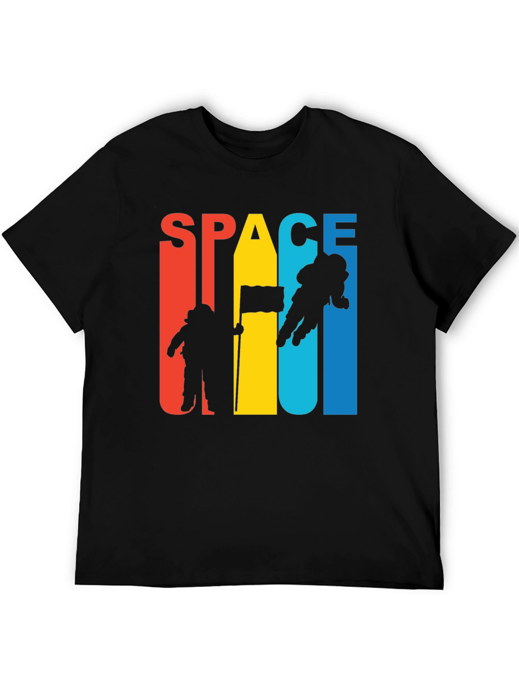 Space T-Shirt Retro Astronaut Design