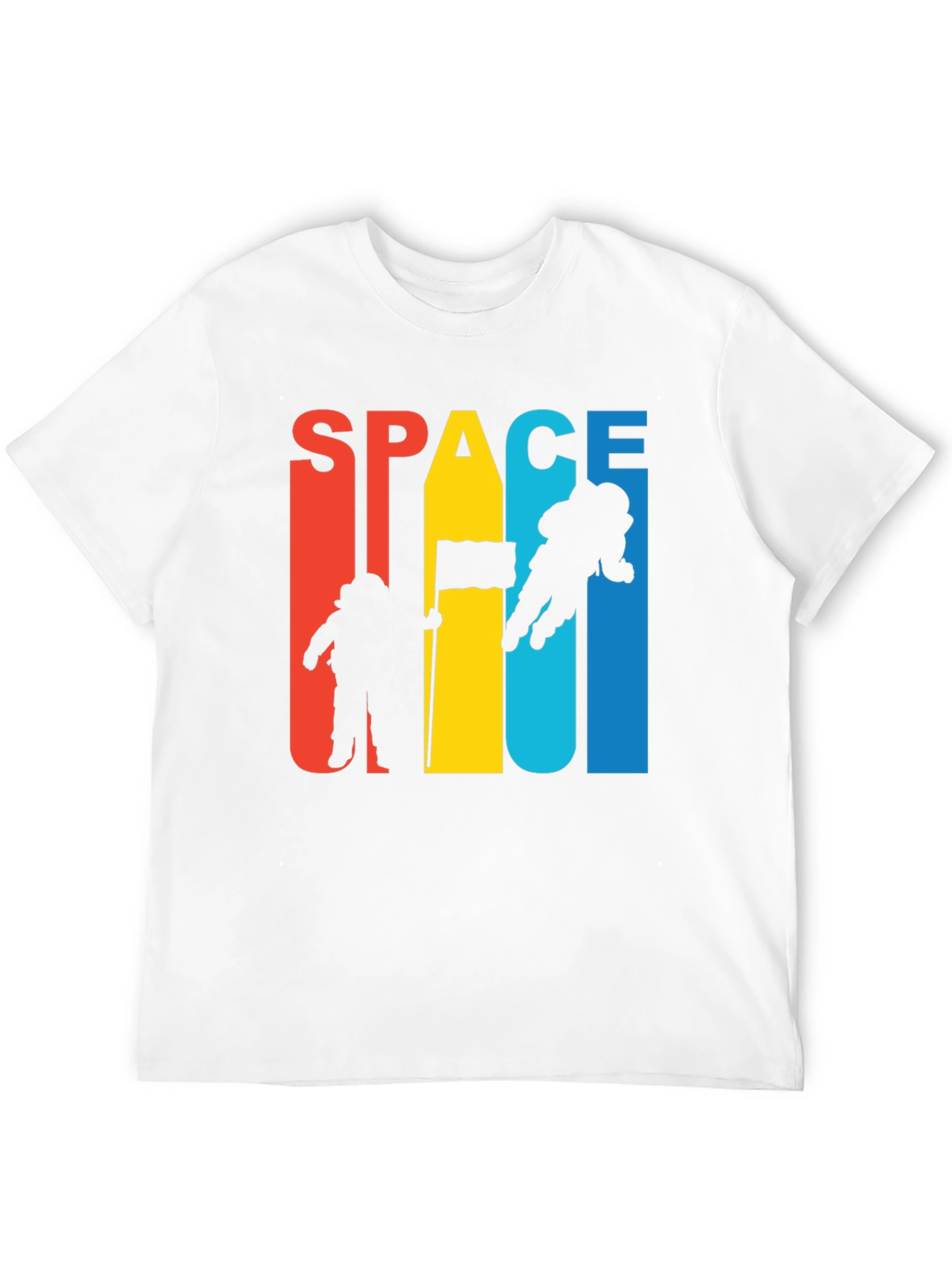 Space T-Shirt Retro Astronaut Design