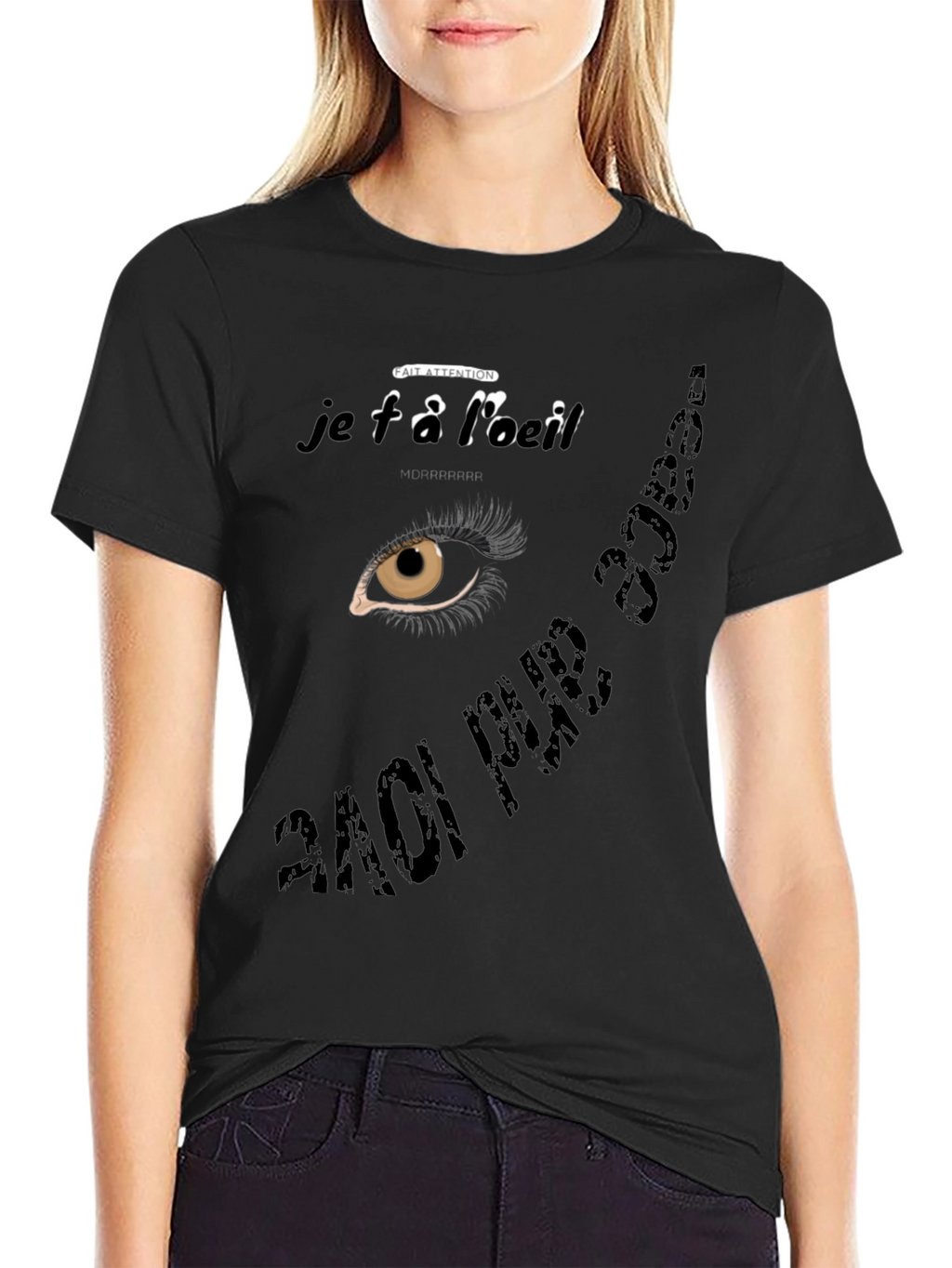 Eye See Peace T-Shirt - Mens Black Graphic Tee