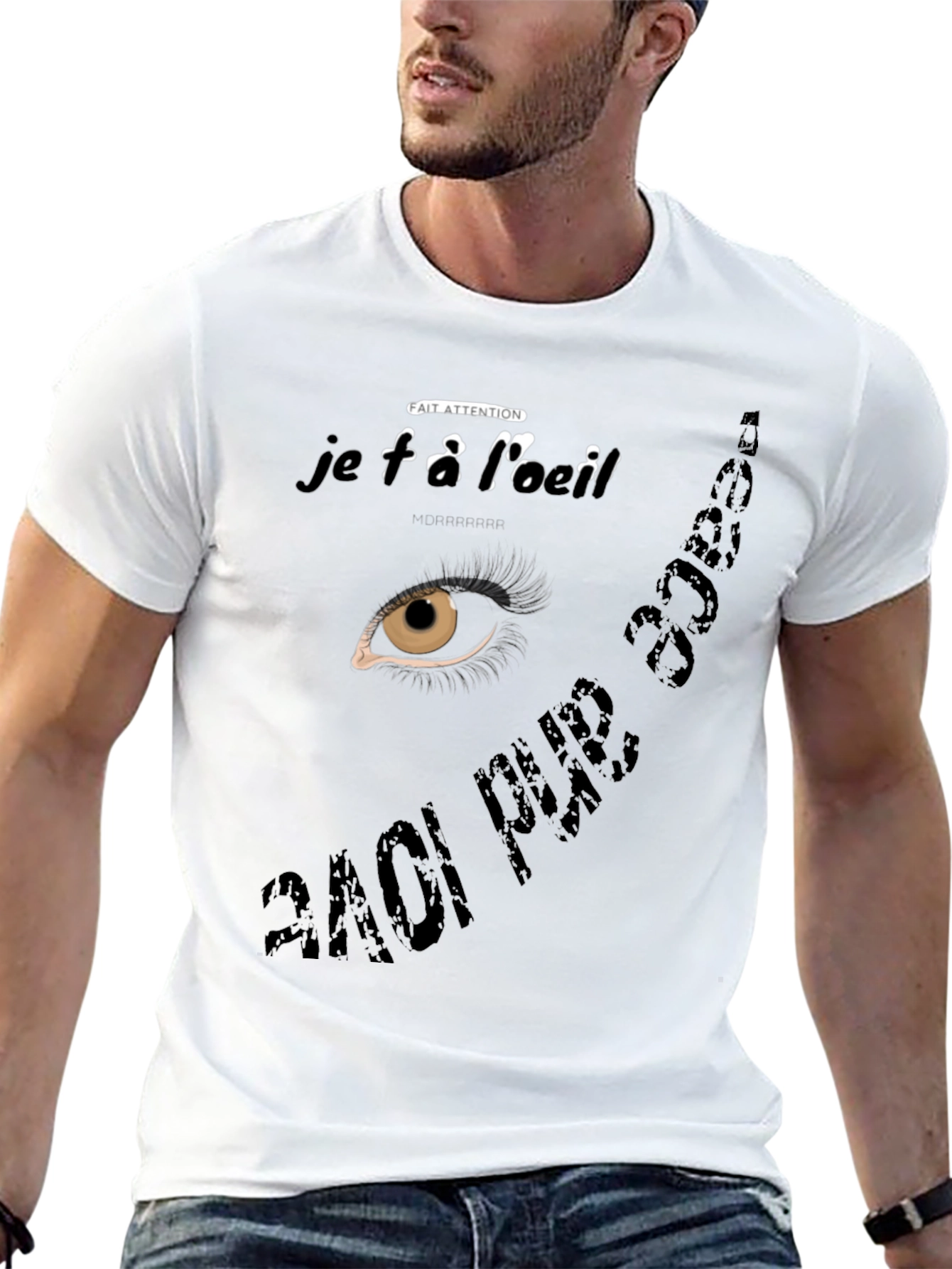 Eye See Peace T-Shirt - Mens Black Graphic Tee
