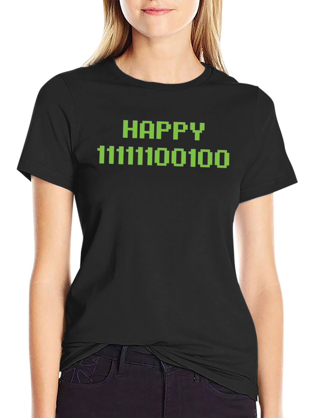 Happy Binary Code T-Shirt - Geek Tee