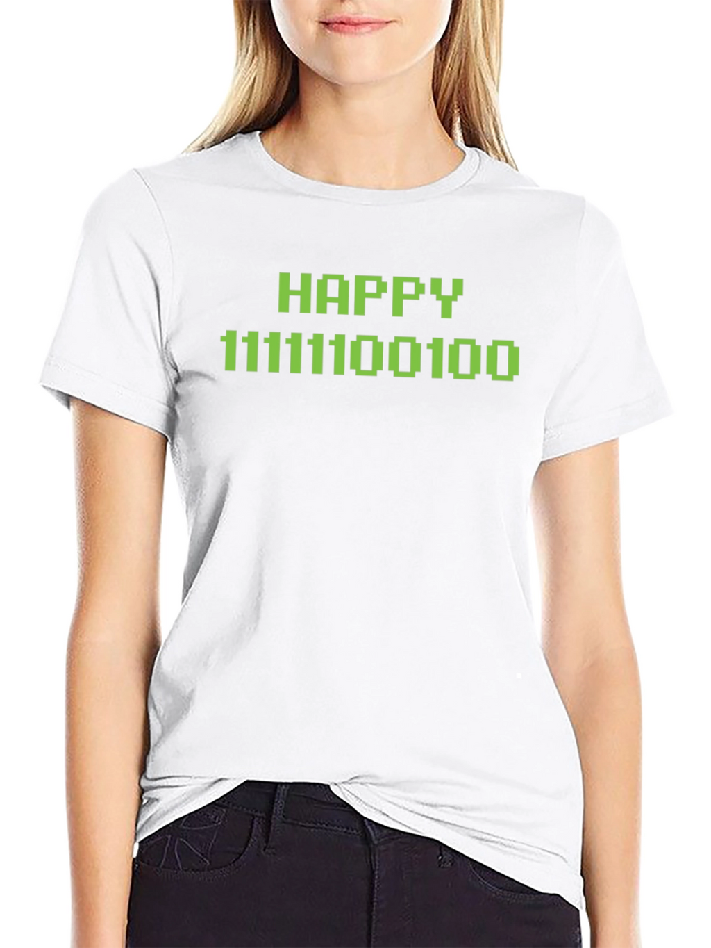 Happy Binary Code T-Shirt - Geek Tee