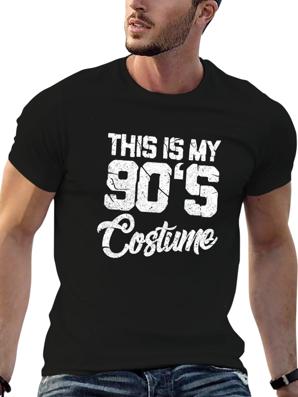 This is My 90s Costume Black T-Shirt