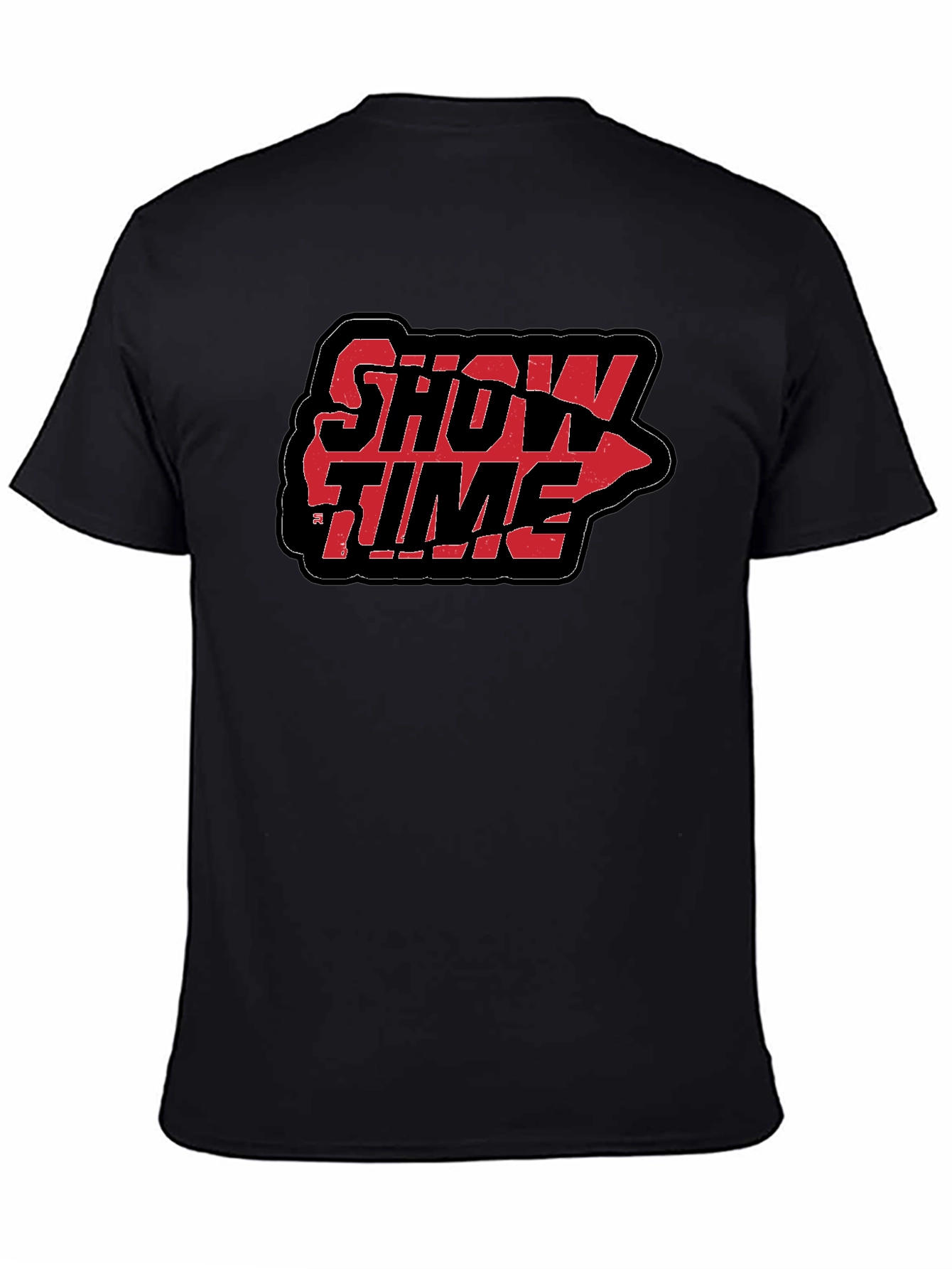 Showtime Graphic T-Shirt - Black Cotton Tee