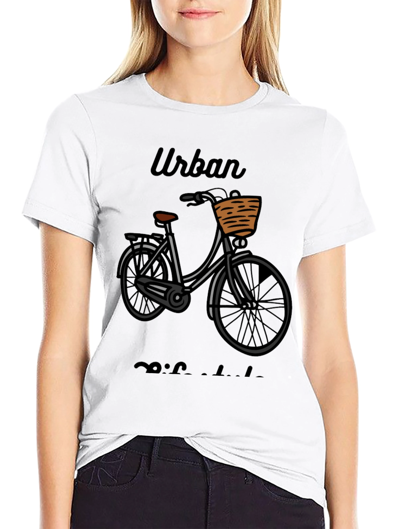 Urban Bicycle Graphic T-Shirt