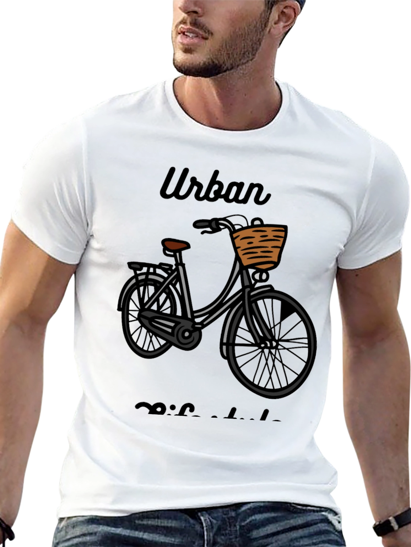 Urban Bicycle Graphic T-Shirt