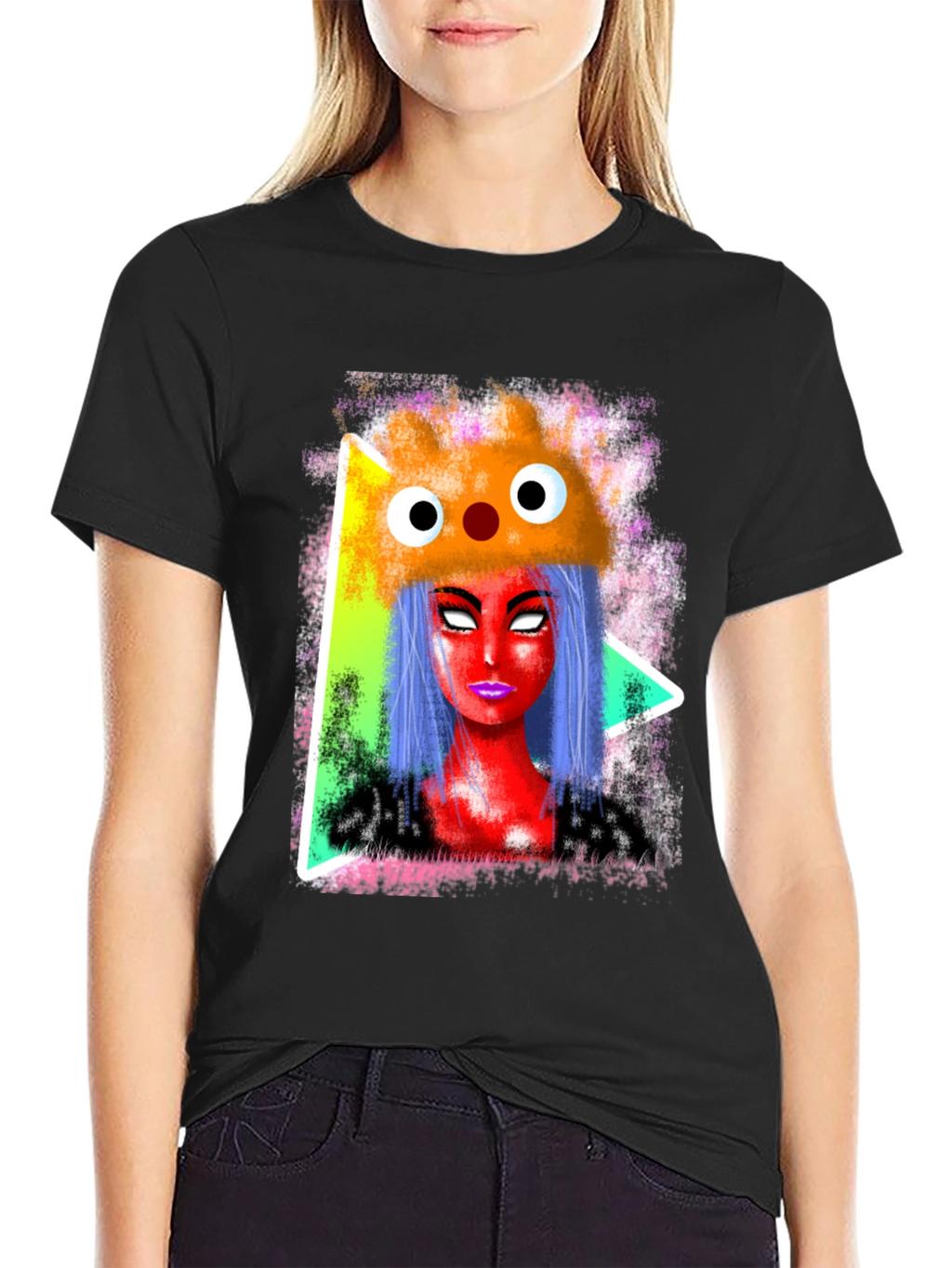 Funky Graphic Tee - Cartoon Character