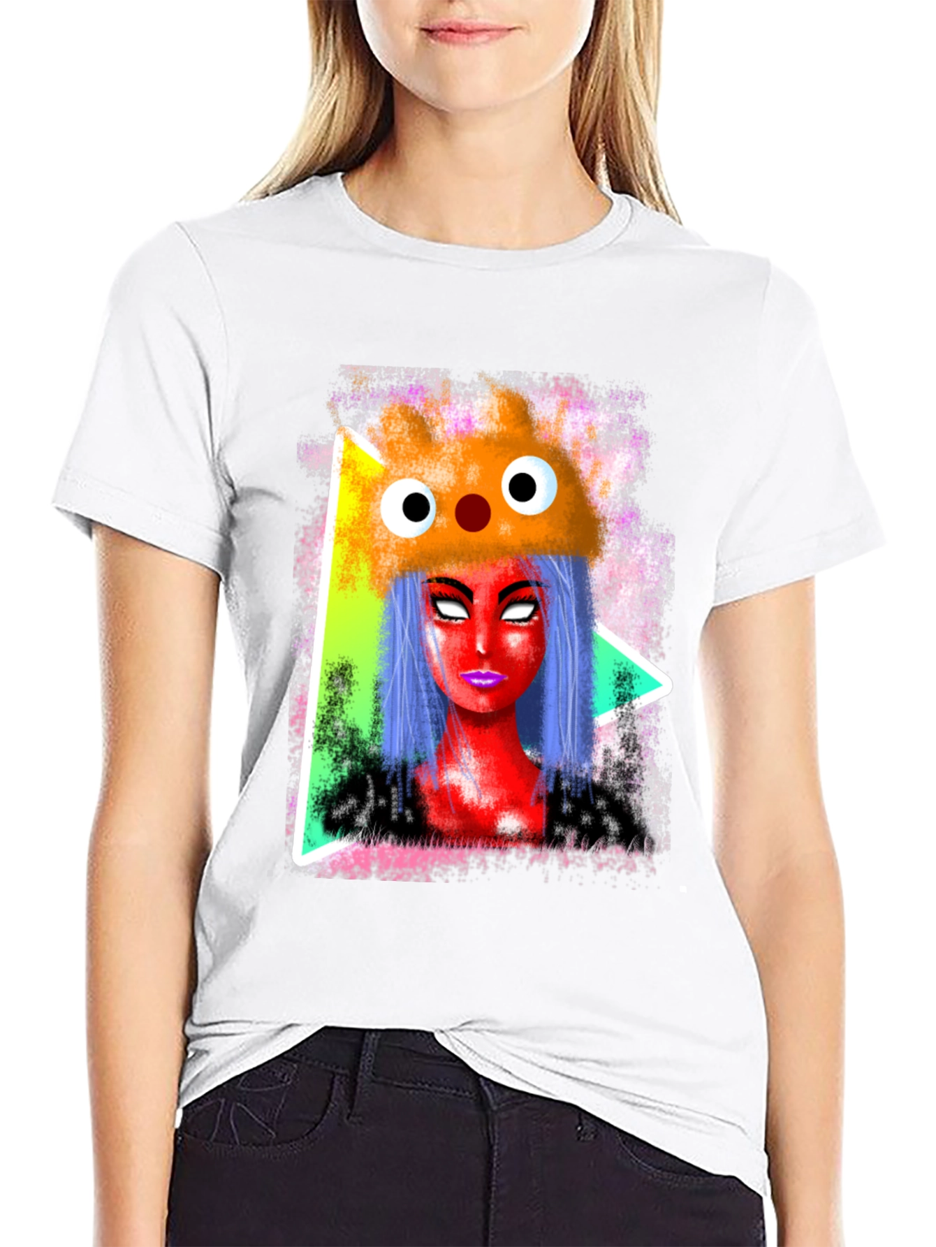 Funky Graphic Tee - Cartoon Character