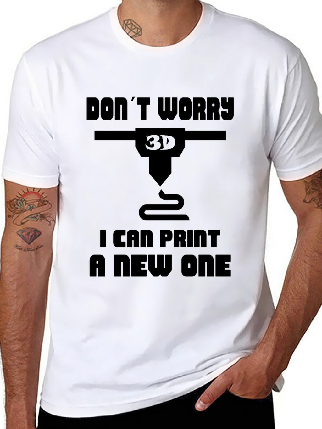 Dont Worry 3D Print T-Shirt