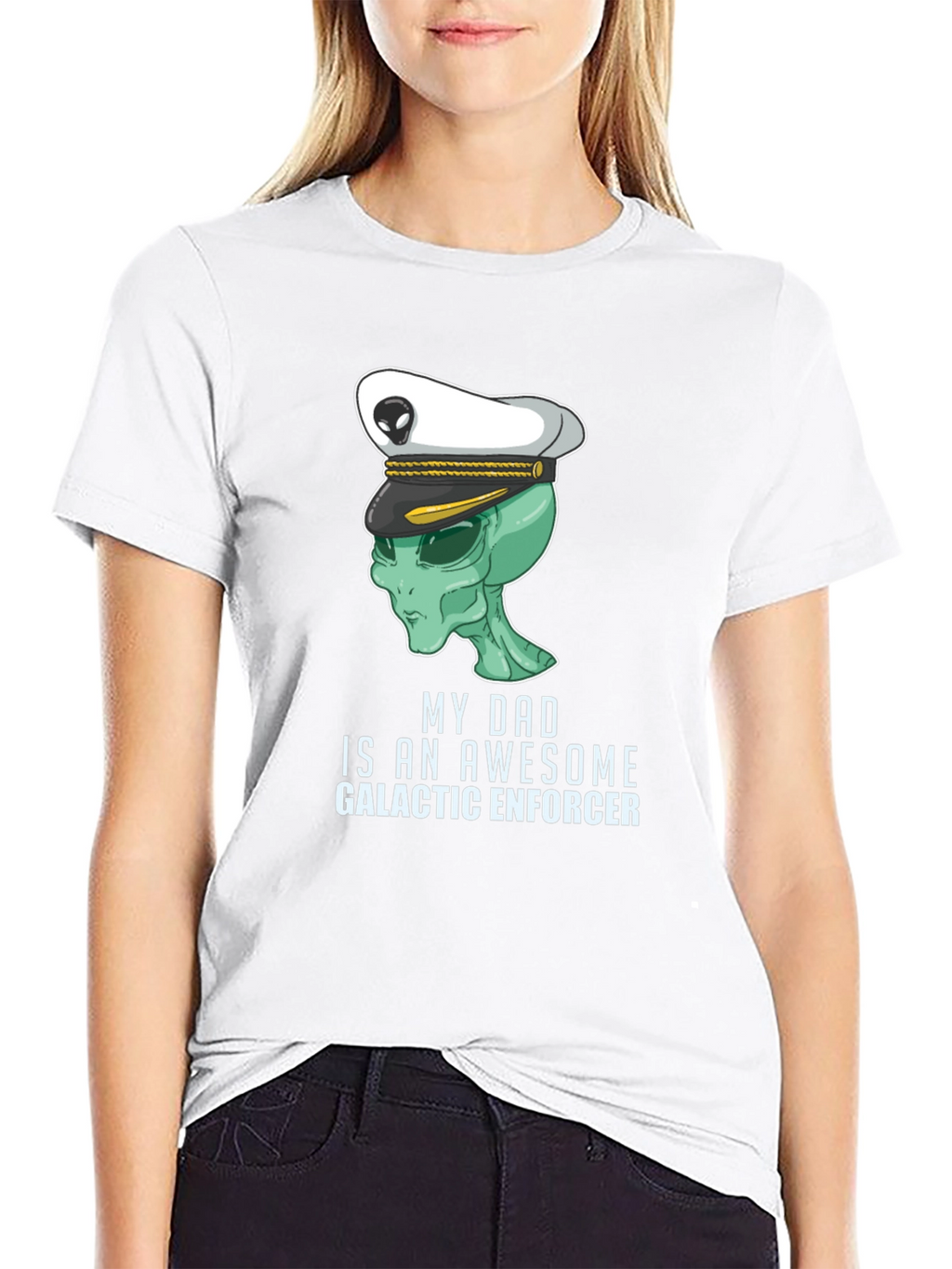 Awesome Dad Alien Galactic Enforcer T-Shirt