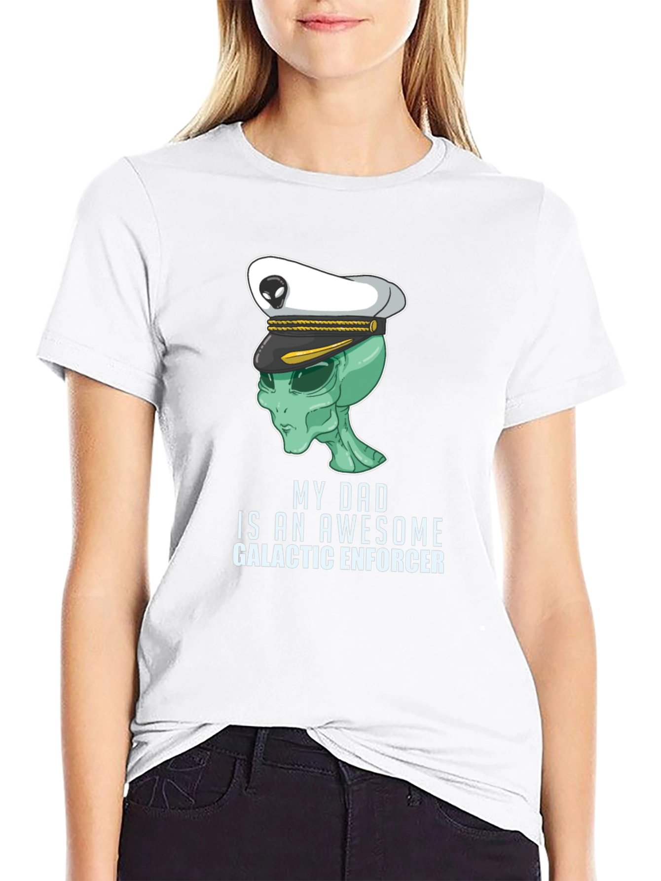 Awesome Dad Alien Galactic Enforcer T-Shirt