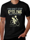 Cycling Never Gets Old Graphic Tee