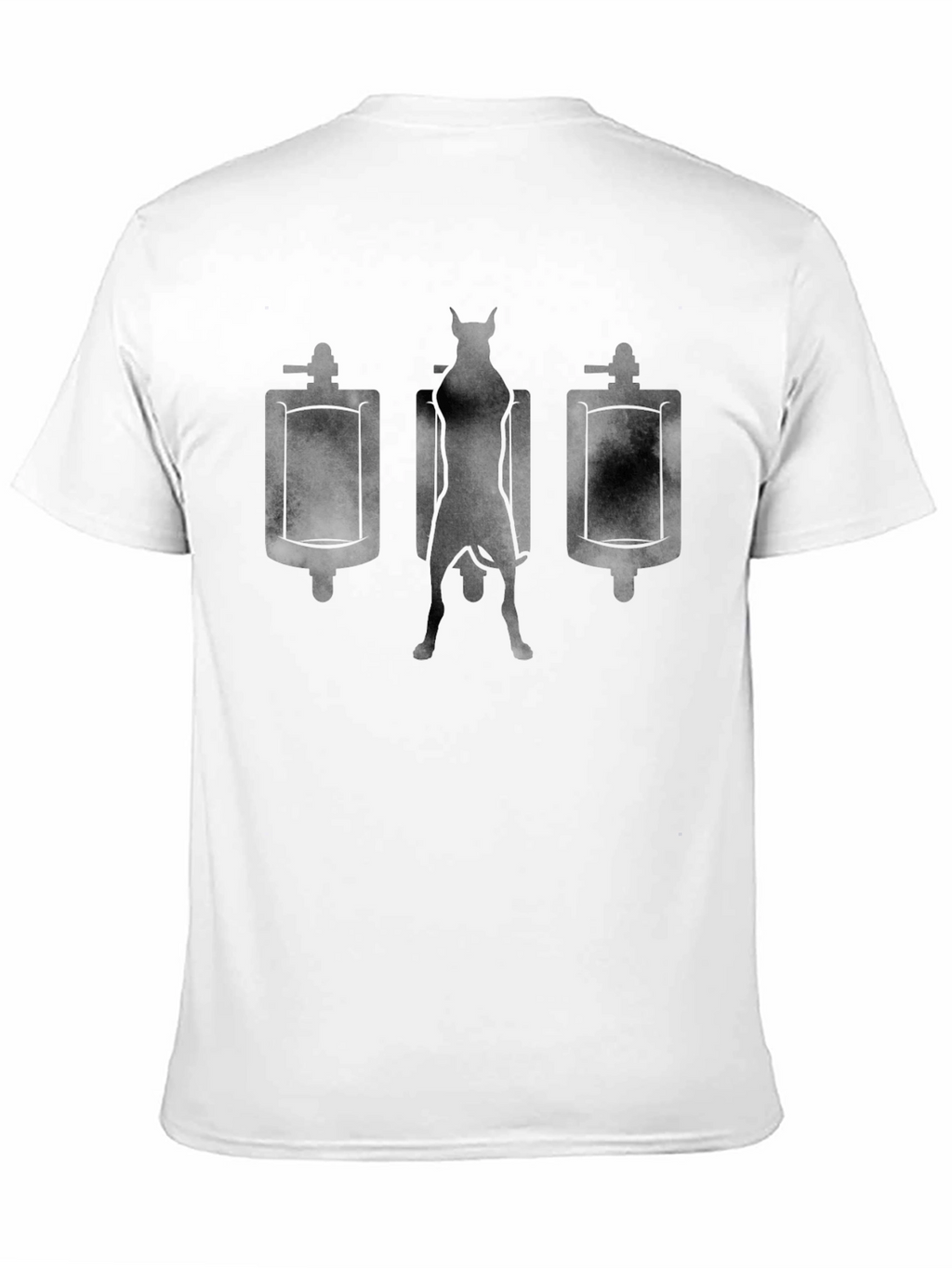 Funny Dog Urinal T-Shirt