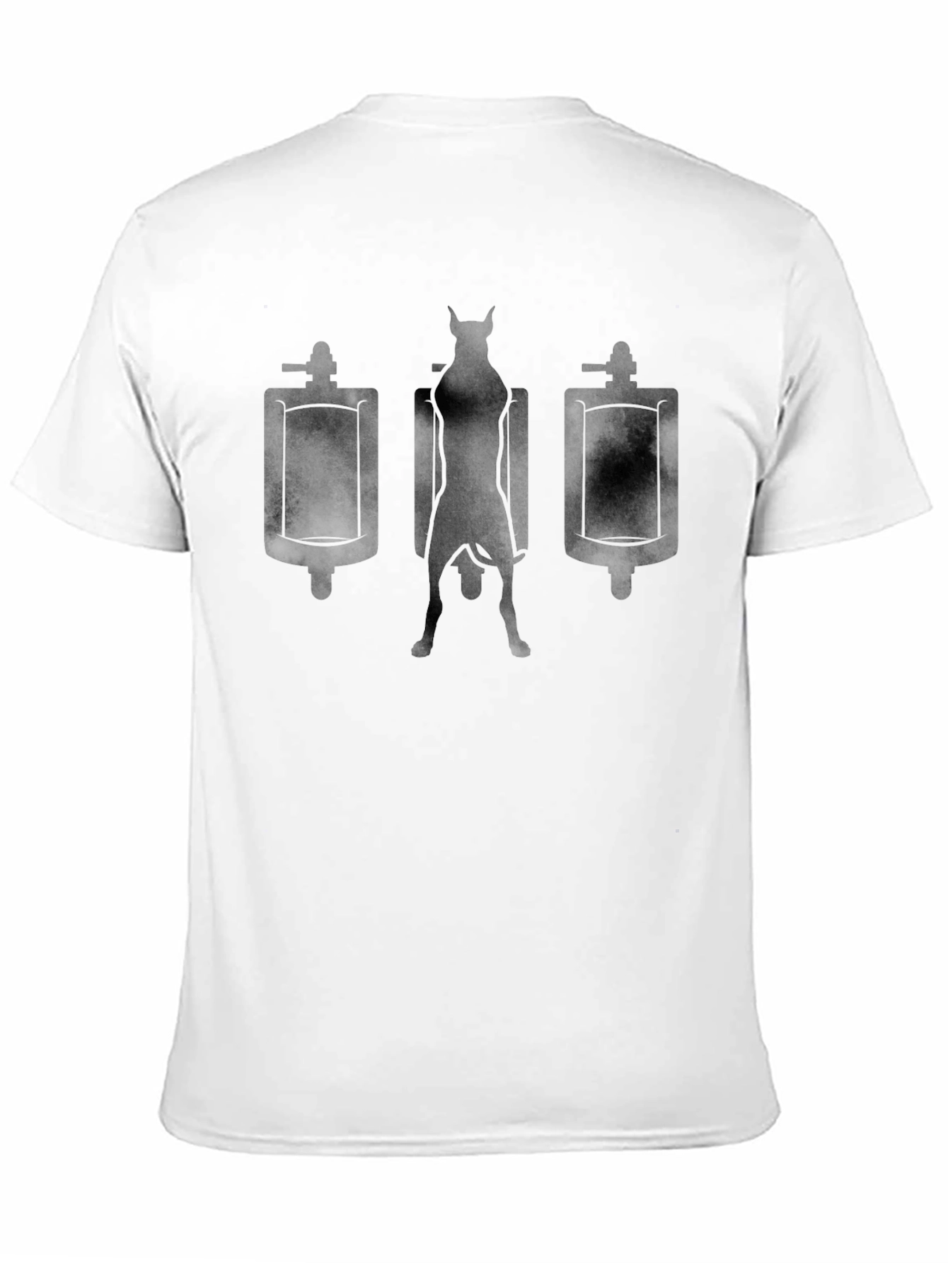 Funny Dog Urinal T-Shirt