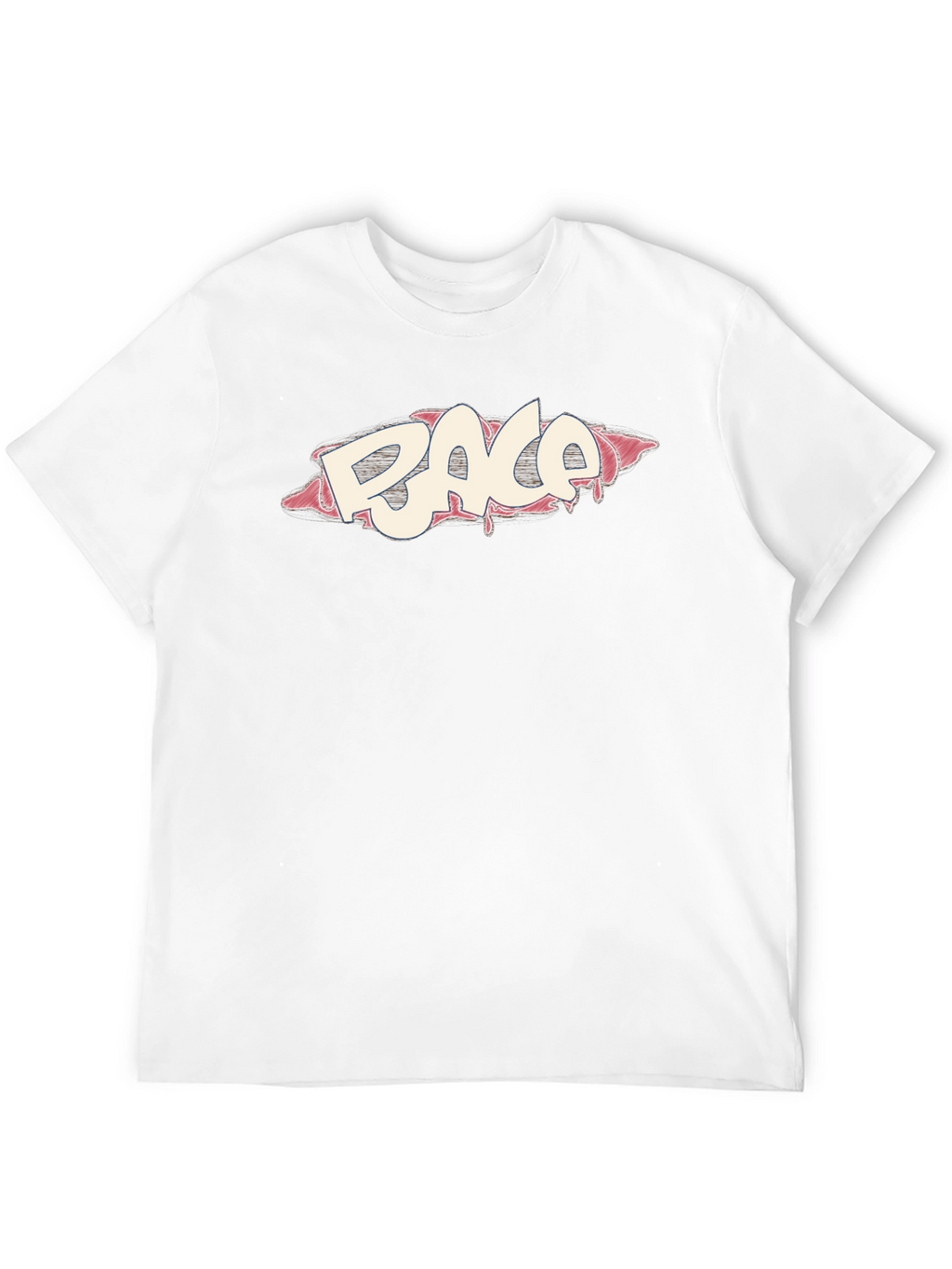 Cool RACA Graphic Print Black T-Shirt