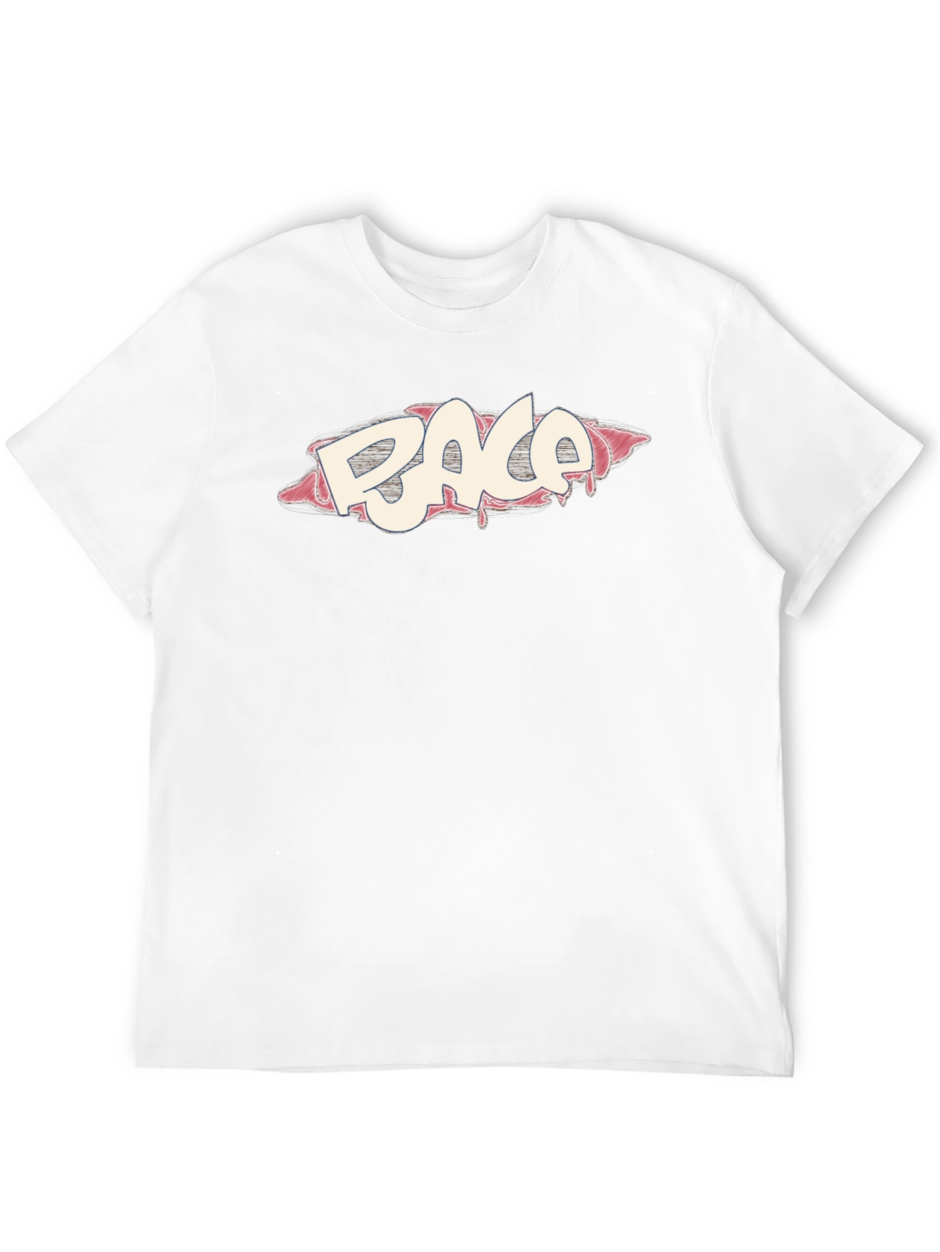 Cool RACA Graphic Print Black T-Shirt