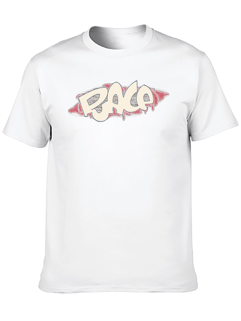 Cool RACA Graphic Print Black T-Shirt