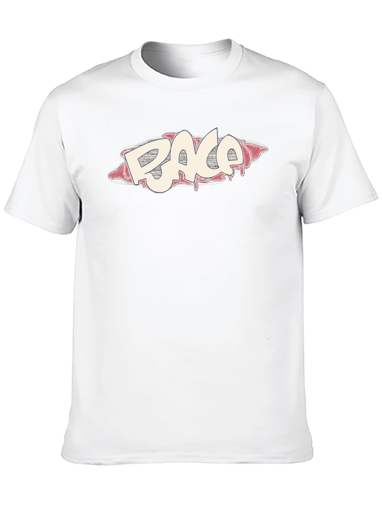 Cool RACA Graphic Print Black T-Shirt