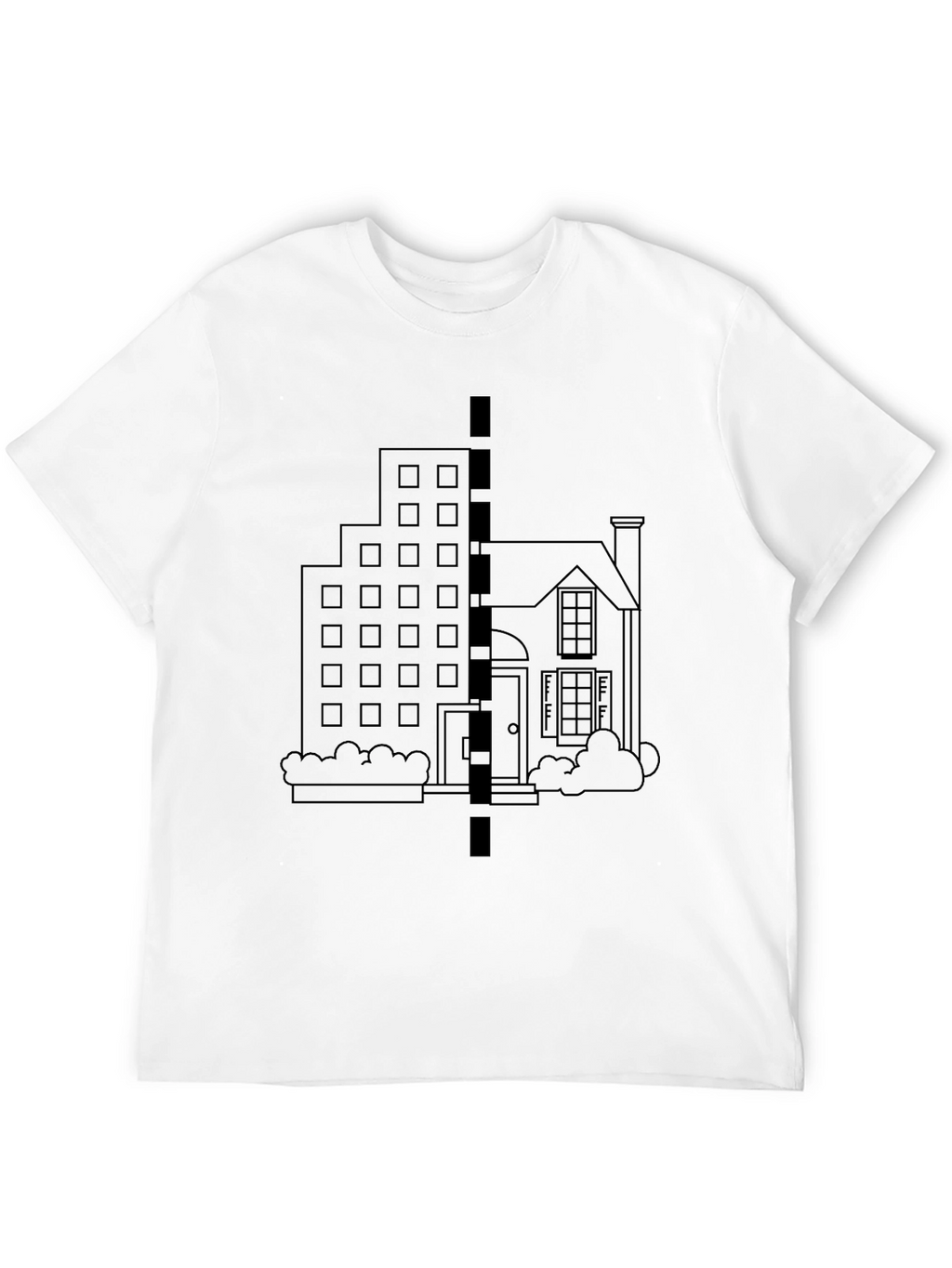 Urban vs. Suburban T-Shirt - City Meets Home