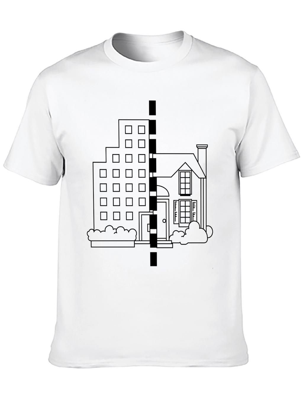 Urban vs. Suburban T-Shirt - City Meets Home