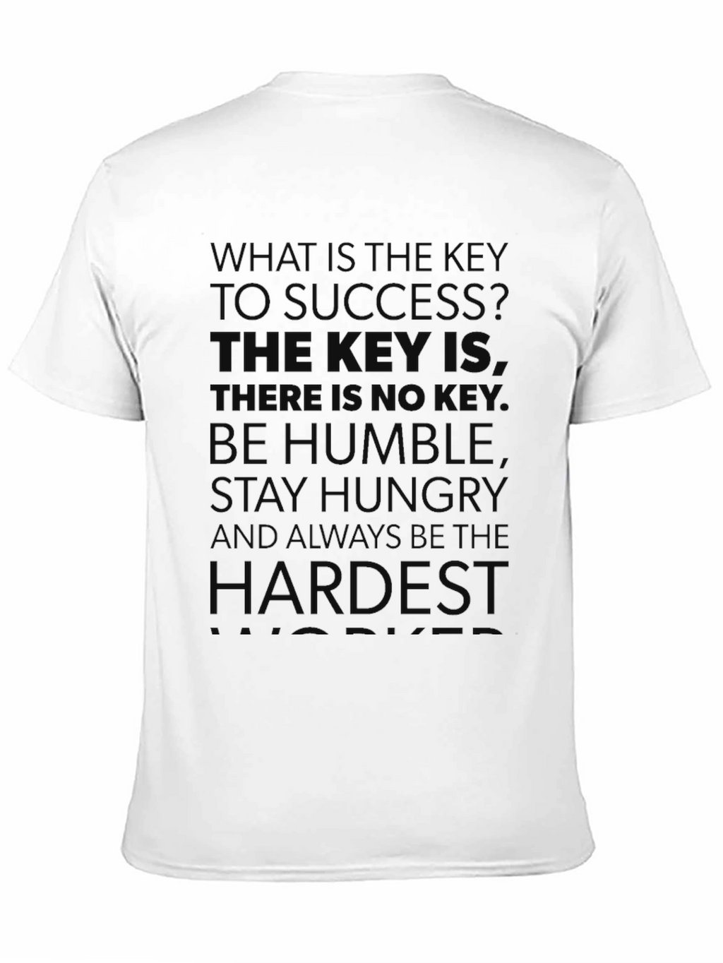 Motivational T-Shirt - Key to Success Graphic Tee