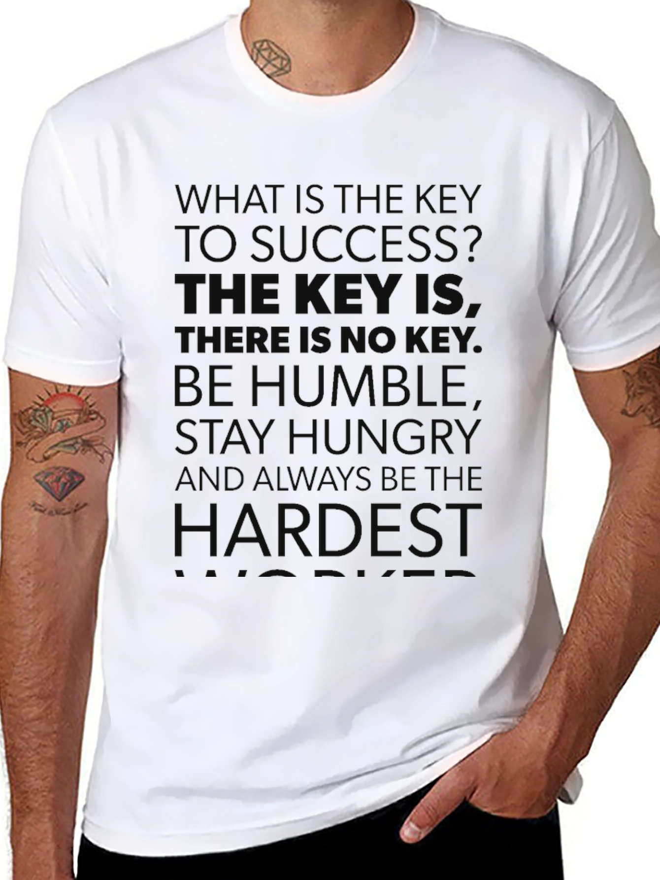 Motivational T-Shirt - Key to Success Graphic Tee