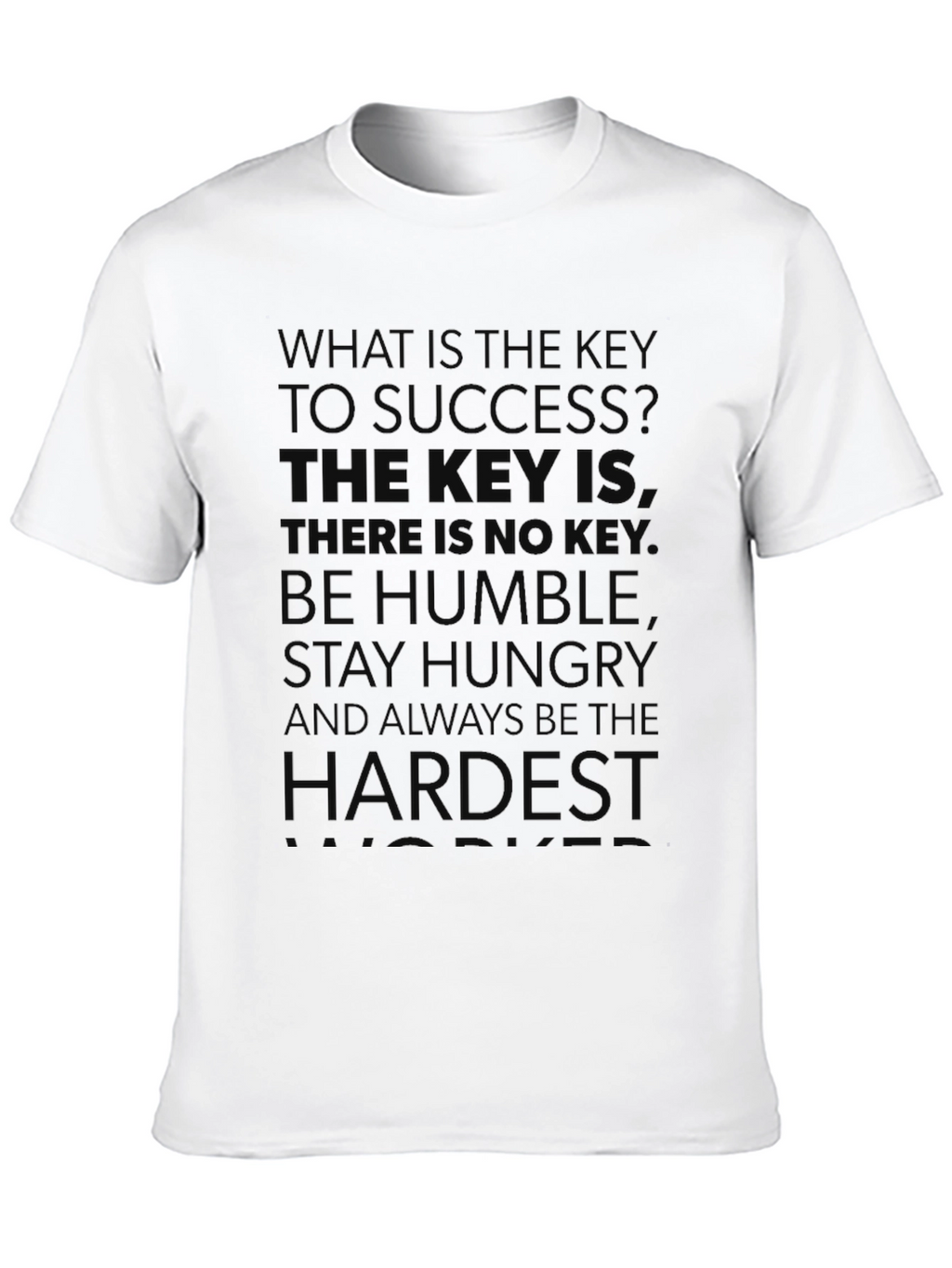 Motivational T-Shirt - Key to Success Graphic Tee