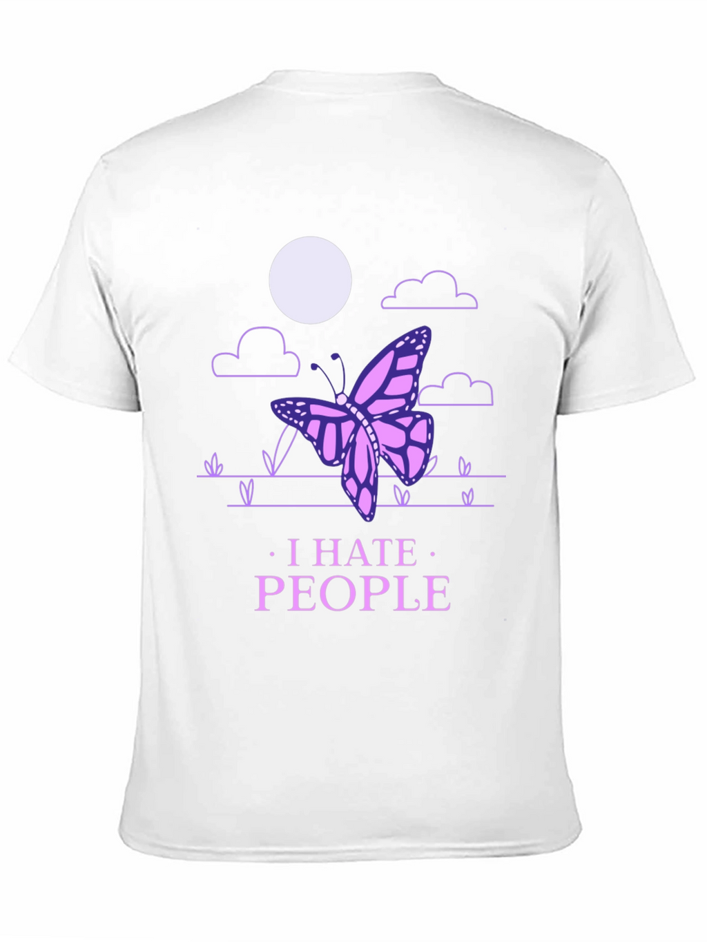 I Hate People Butterfly T-Shirt - Introvert Style