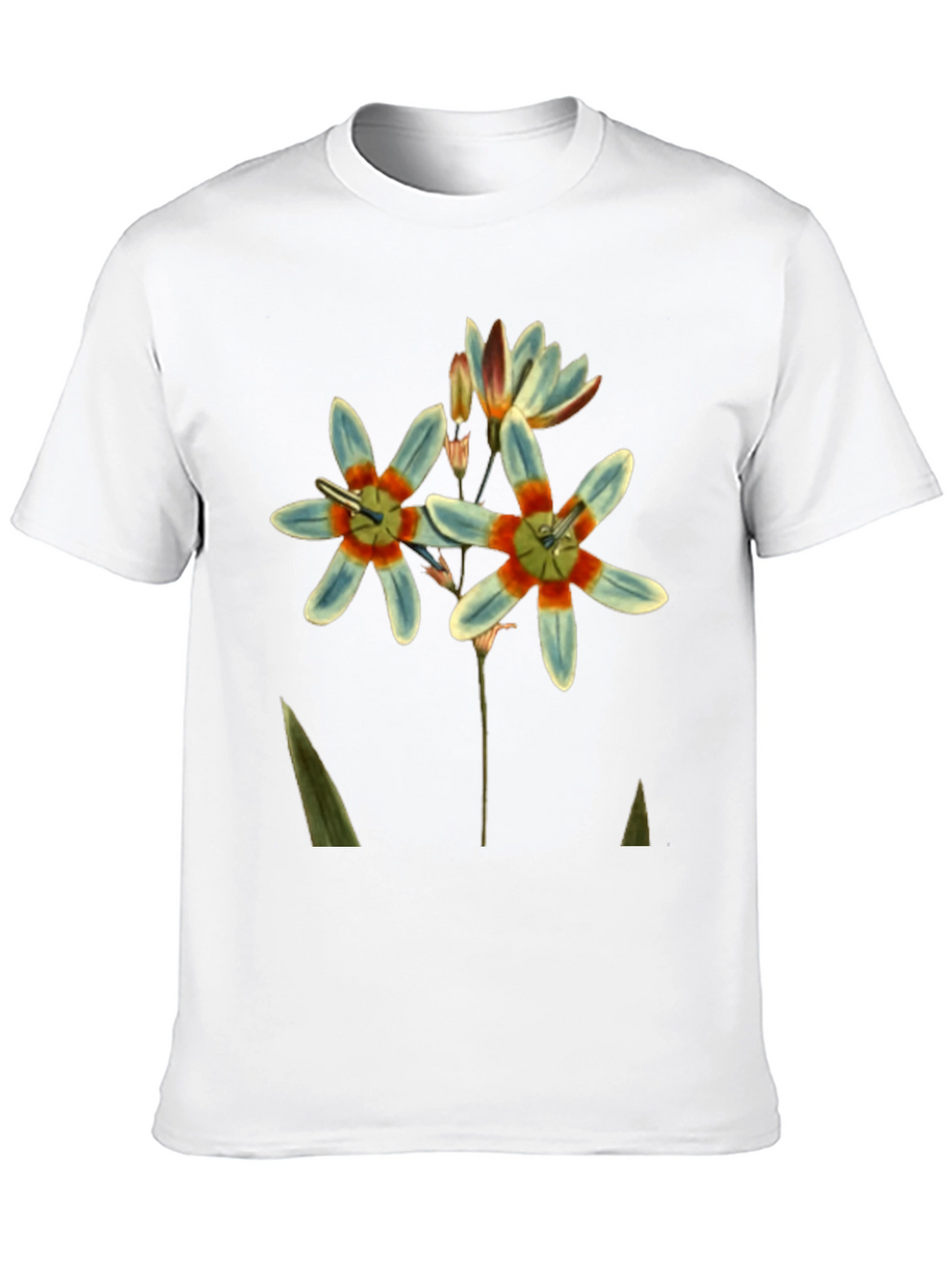Floral Graphic Tee - Stylish Botanical Design