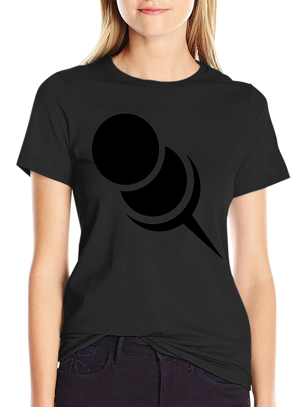 Abstract Pin Graphic T-Shirt
