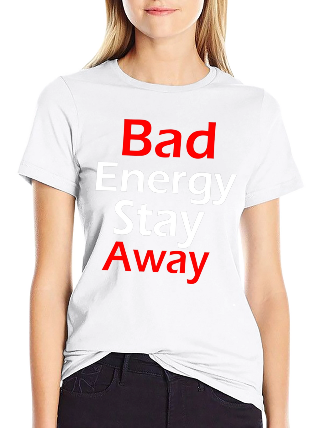 Bad Energy Stay Away Graphic Tee - Black T-Shirt