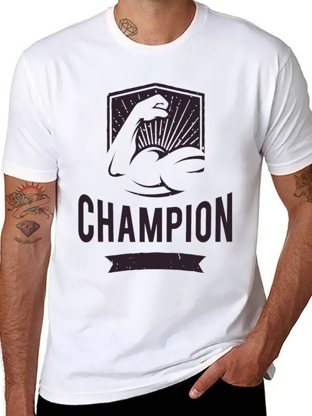 Champion Graphic T-Shirt - Black