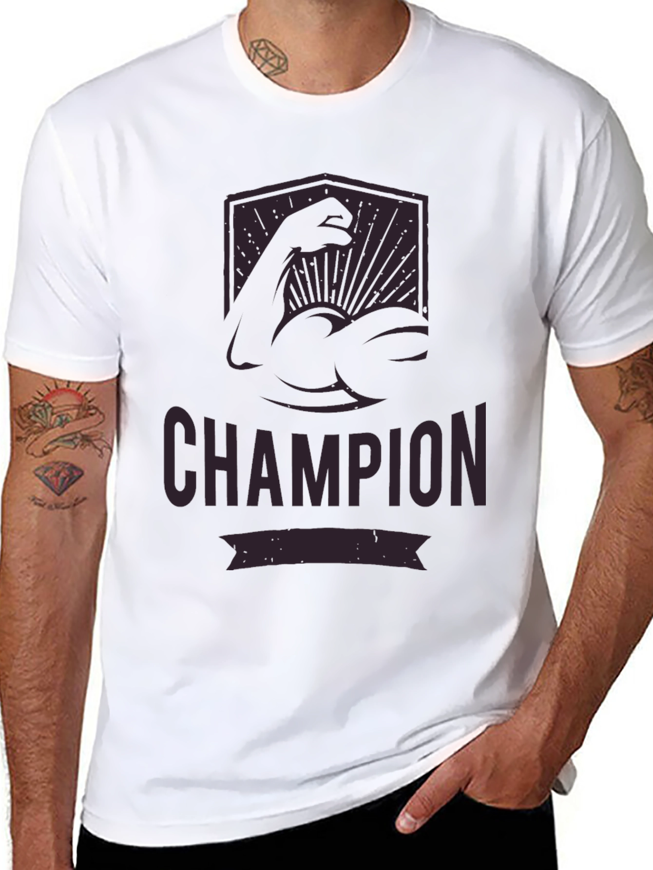 Champion Graphic T-Shirt - Black