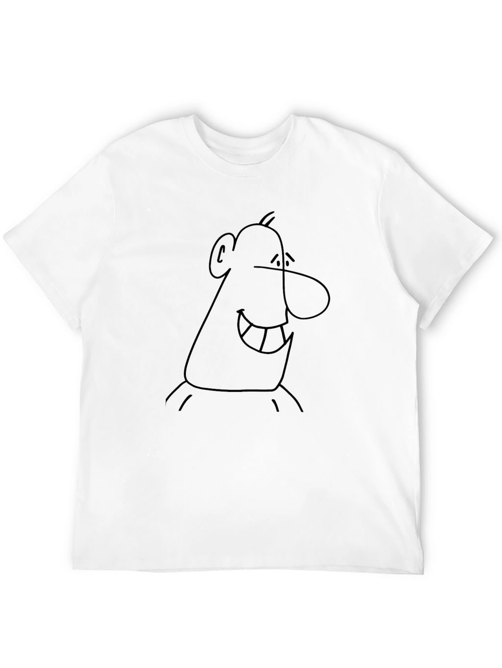 Black Cartoon Graphic Tee