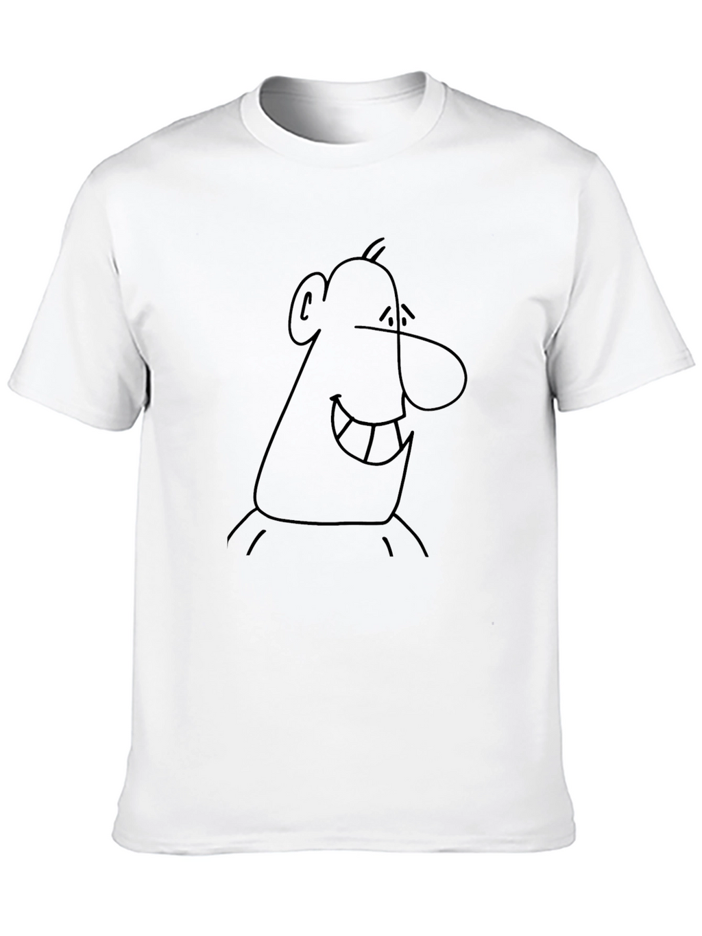 Black Cartoon Graphic Tee