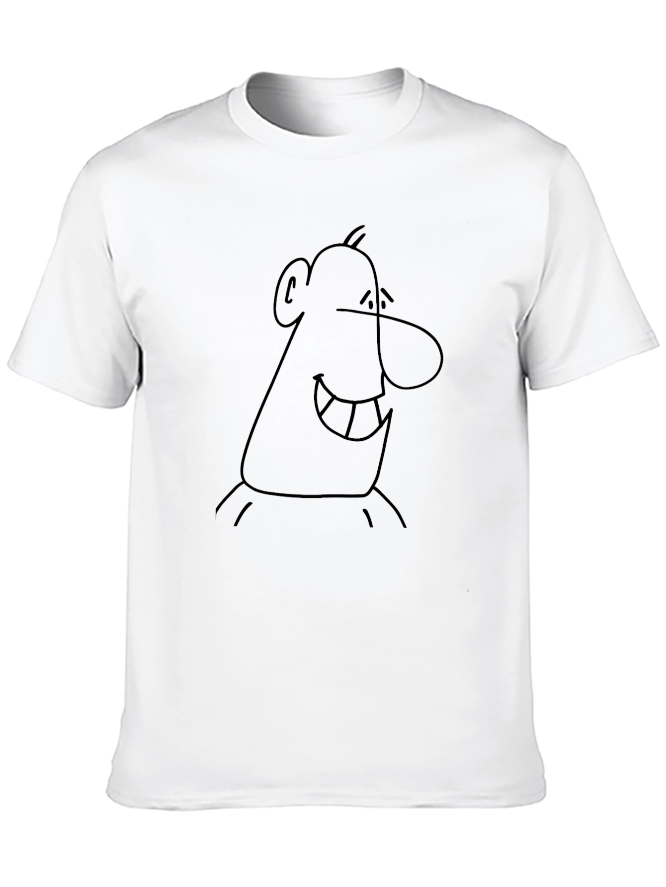 Black Cartoon Graphic Tee