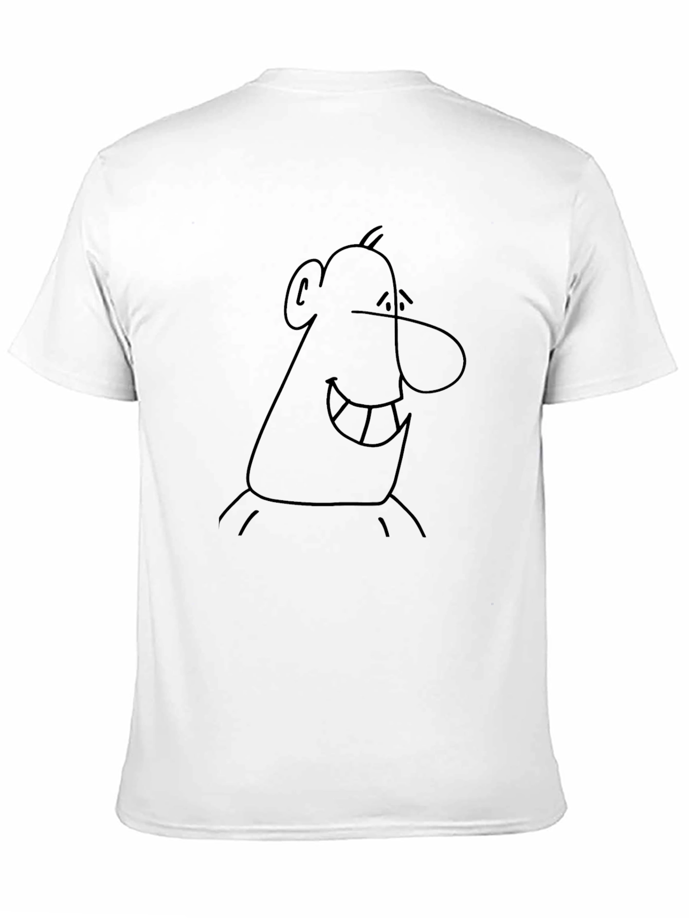 Black Cartoon Graphic Tee