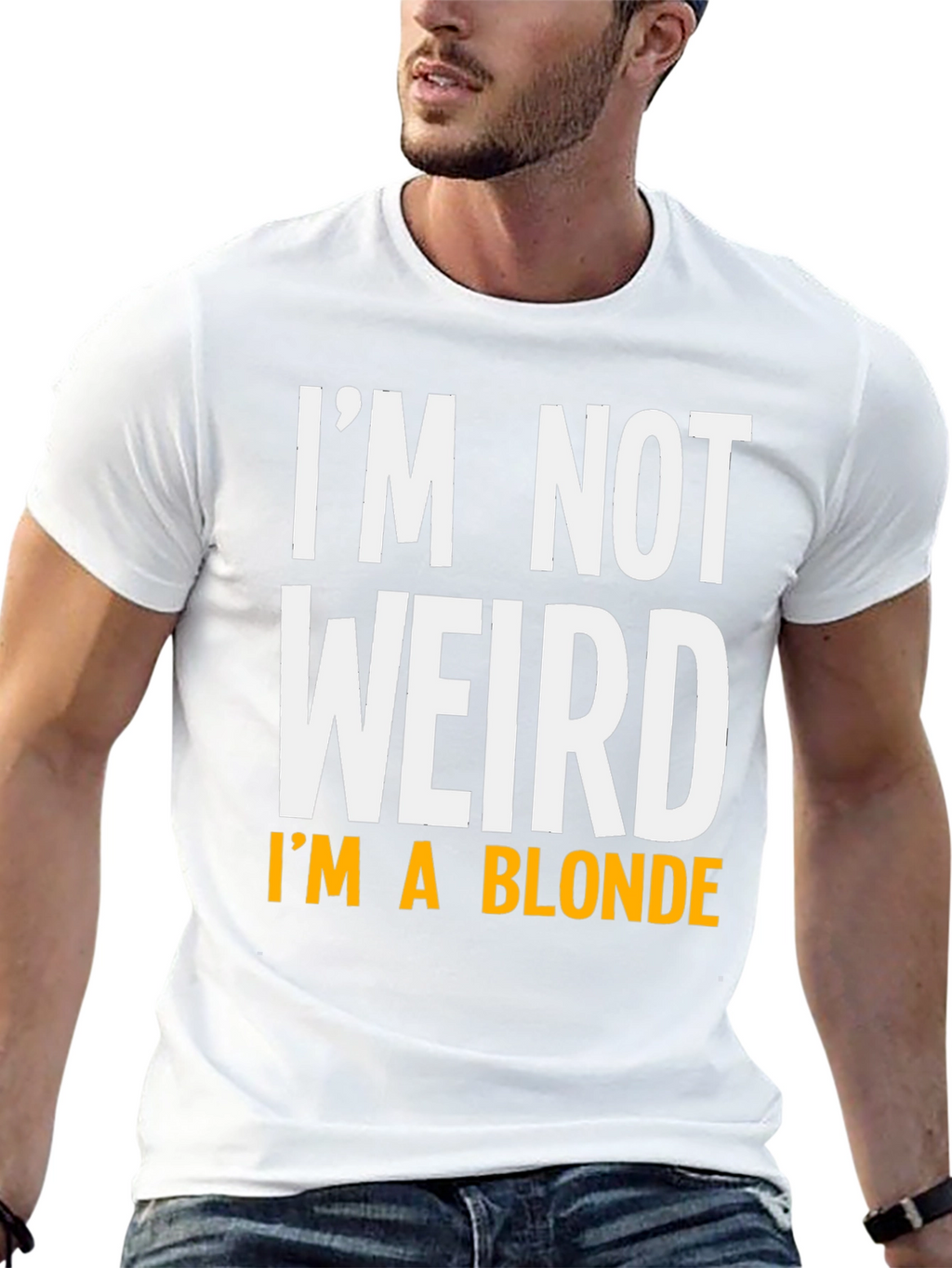 Funny Im Not Weird Im A Blonde Graphic T-Shirt