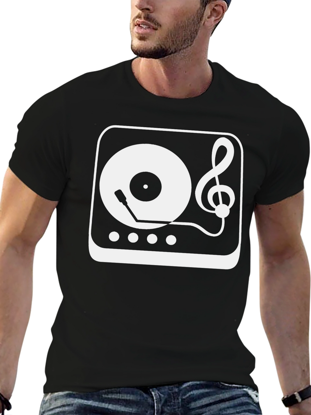 DJ Turntable Music T-Shirt