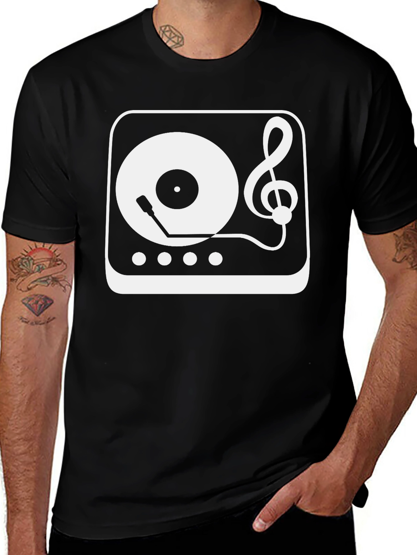 DJ Turntable Music T-Shirt