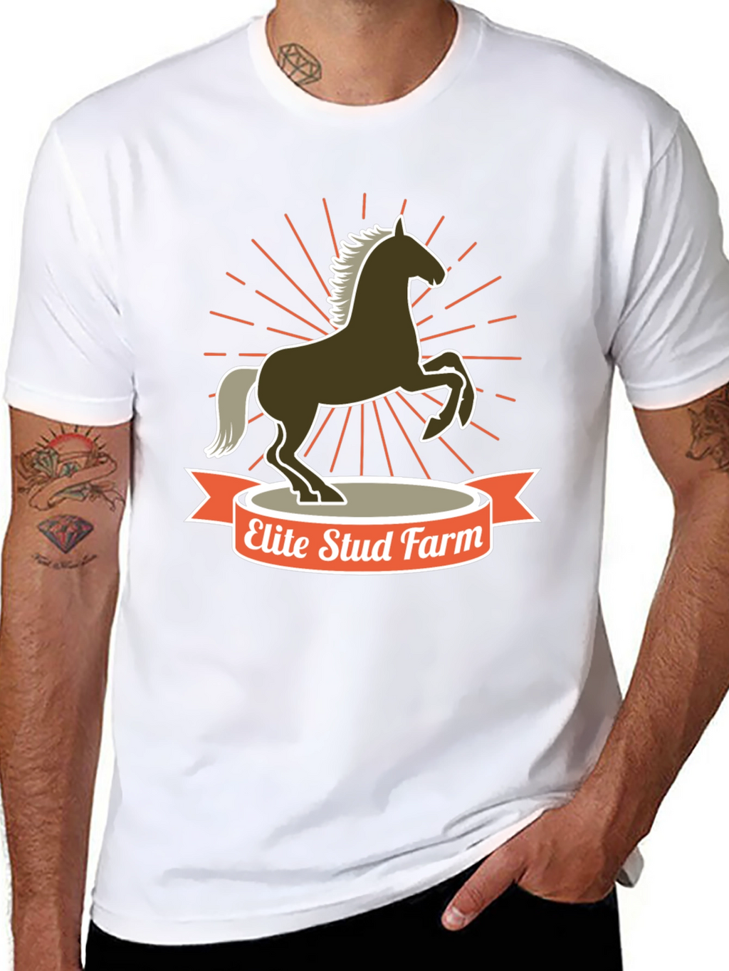 Elite Stud Farm Horse Graphic Tee