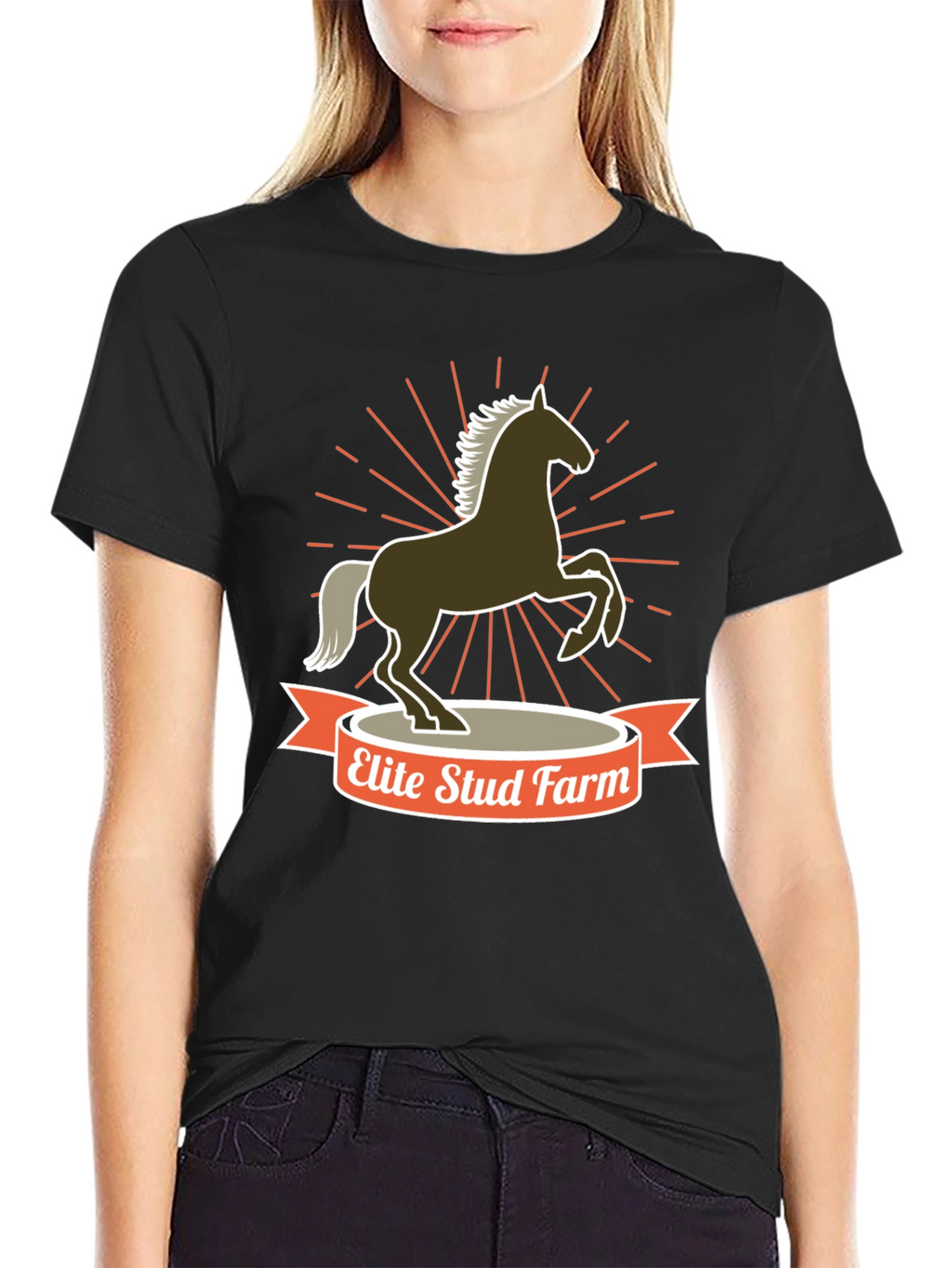 Elite Stud Farm Horse Graphic Tee