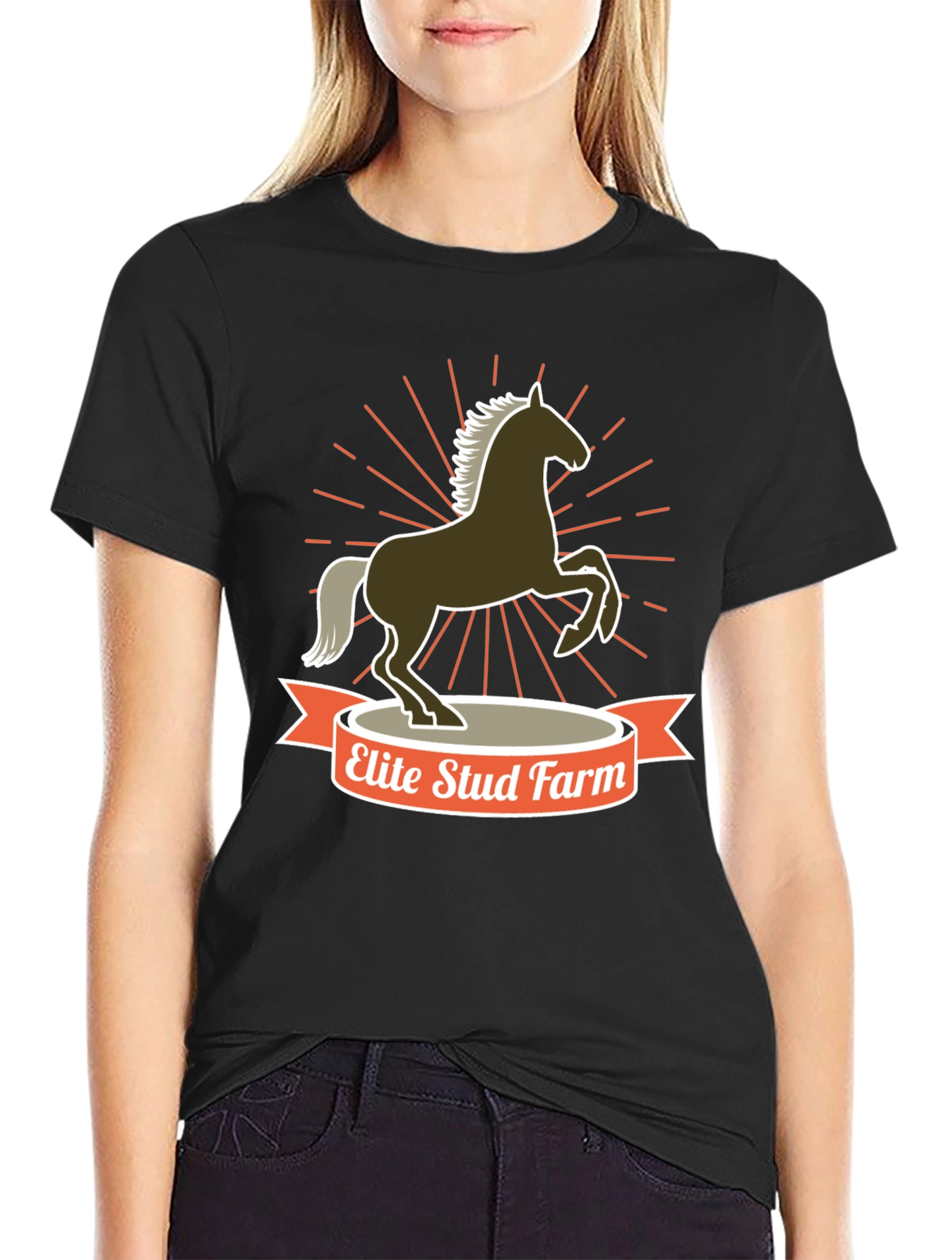 Elite Stud Farm Horse Graphic Tee