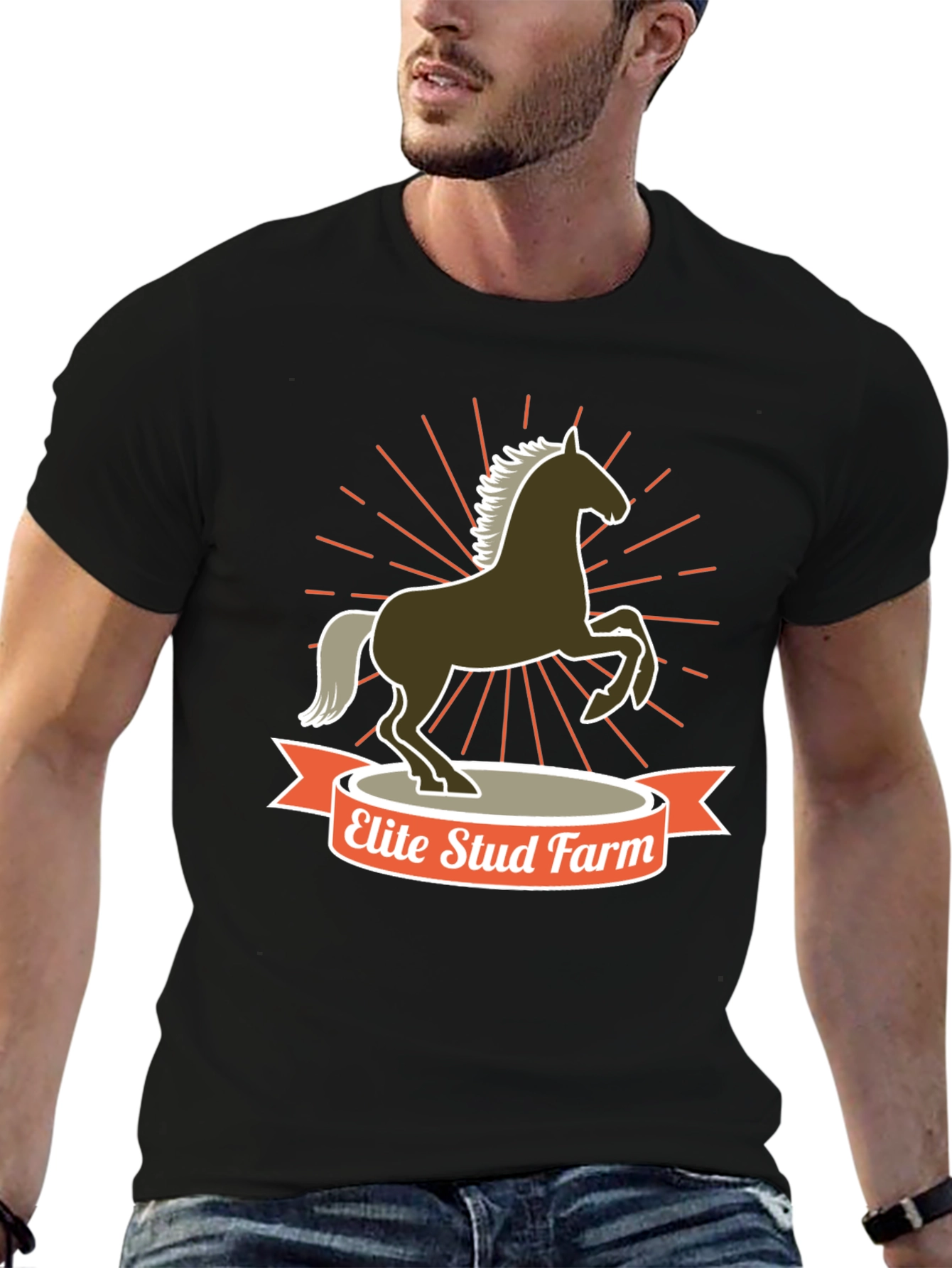 Elite Stud Farm Horse Graphic Tee