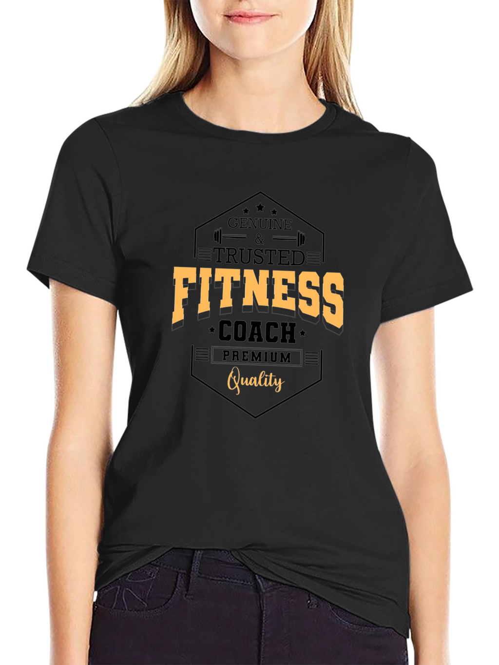 Fitness Coach Graphic T-Shirt - Premium Quality Cotton Blend