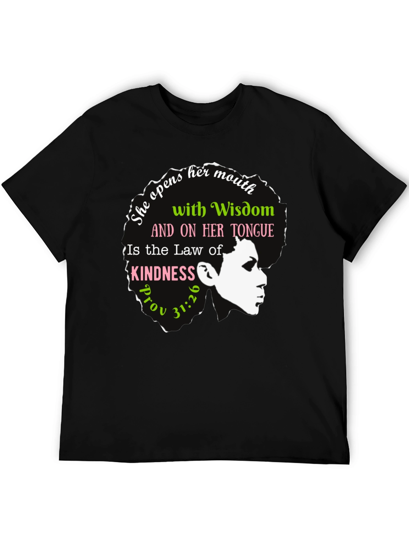 Wisdom & Kindness Graphic T-Shirt - Proverbs 31:26