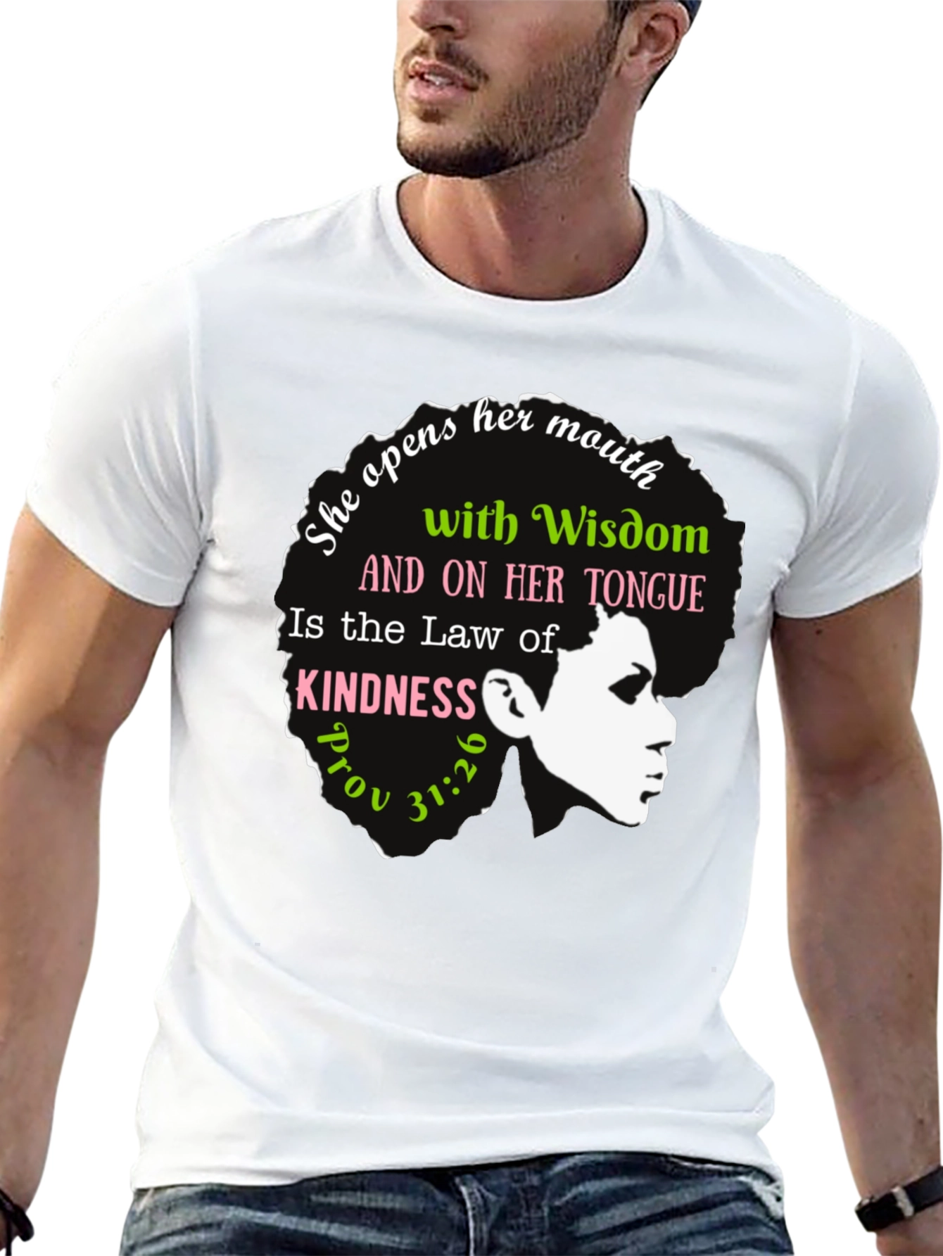 Wisdom & Kindness Graphic T-Shirt - Proverbs 31:26