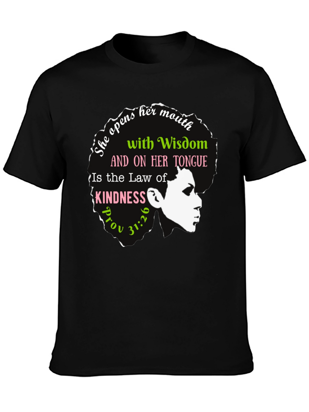 Wisdom & Kindness Graphic T-Shirt - Proverbs 31:26