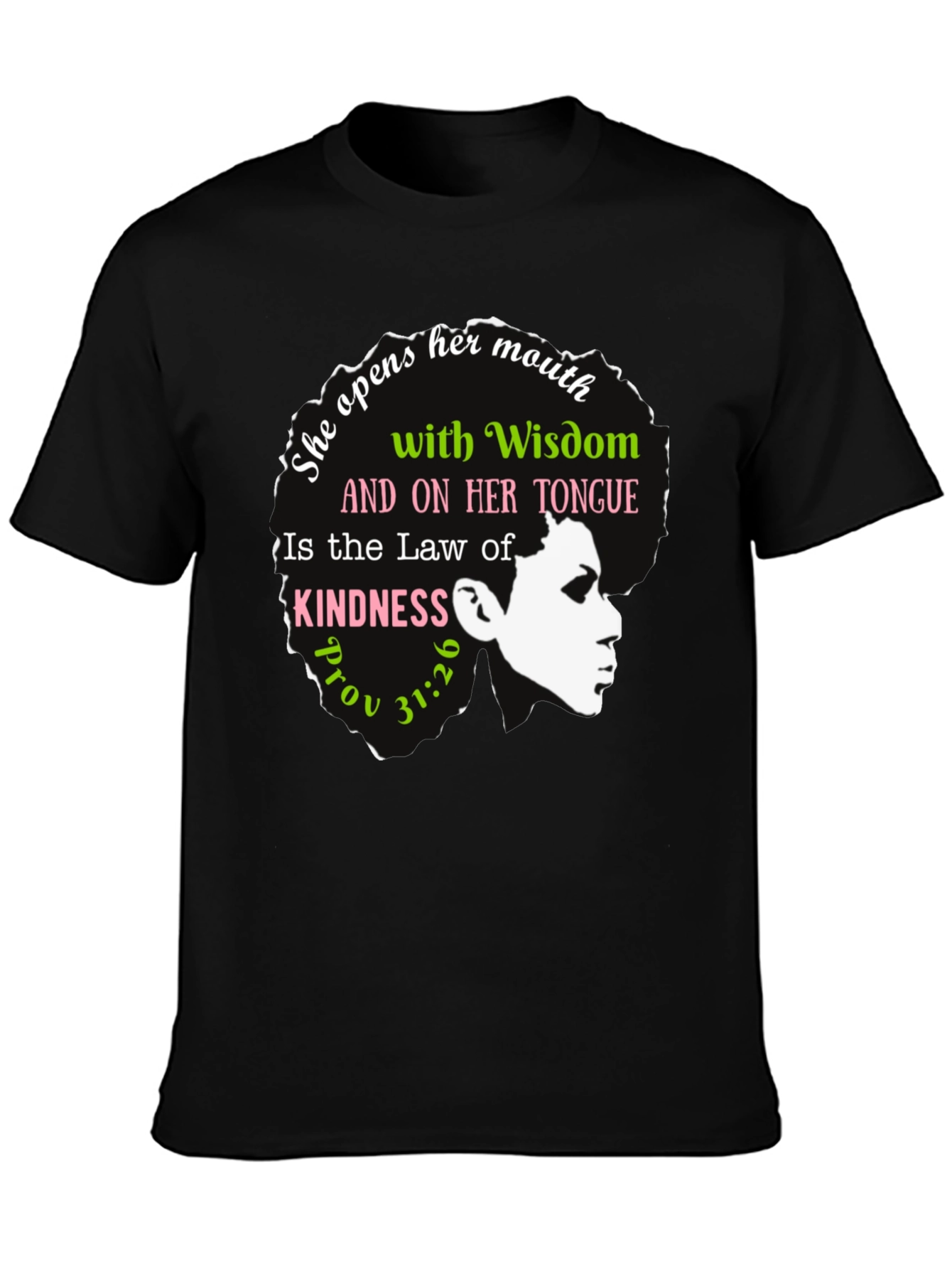 Wisdom & Kindness Graphic T-Shirt - Proverbs 31:26